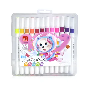 24 Piece Two Side Color Marker