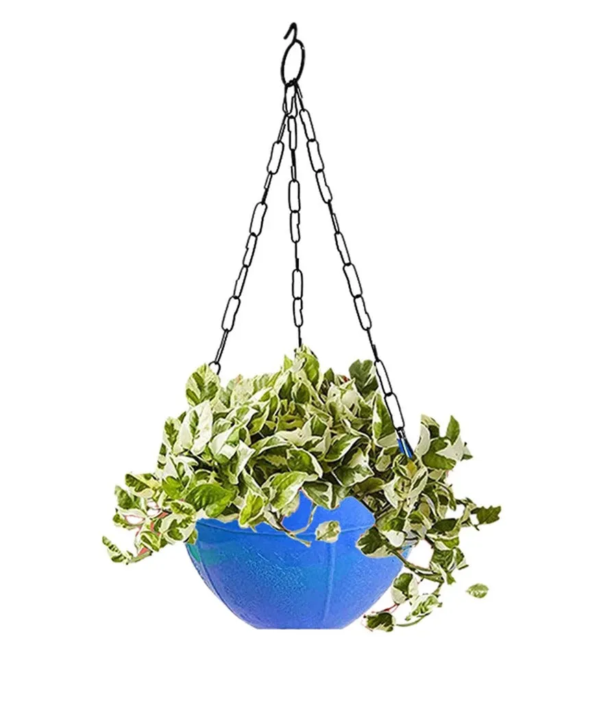 3851 Flower Pot Plant with Hanging Chain for Houseplants Garden Balcony Decoration