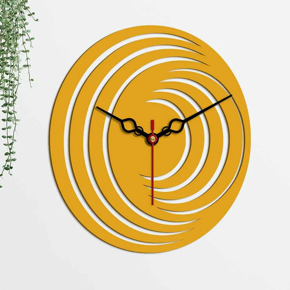 3D Shape Designer Wooden Wall Clock