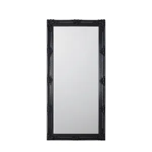 Abbots Leaner Mirror Black 65''x31''