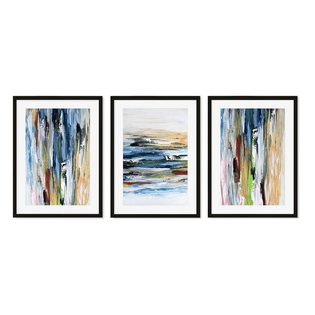 Abstract Coastal Views - Print Set Of 3