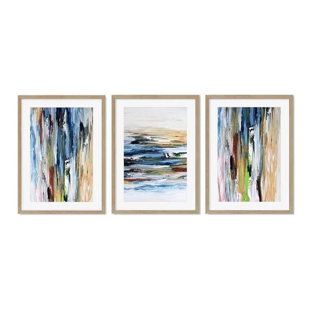 Abstract Coastal Views - Print Set Of 3