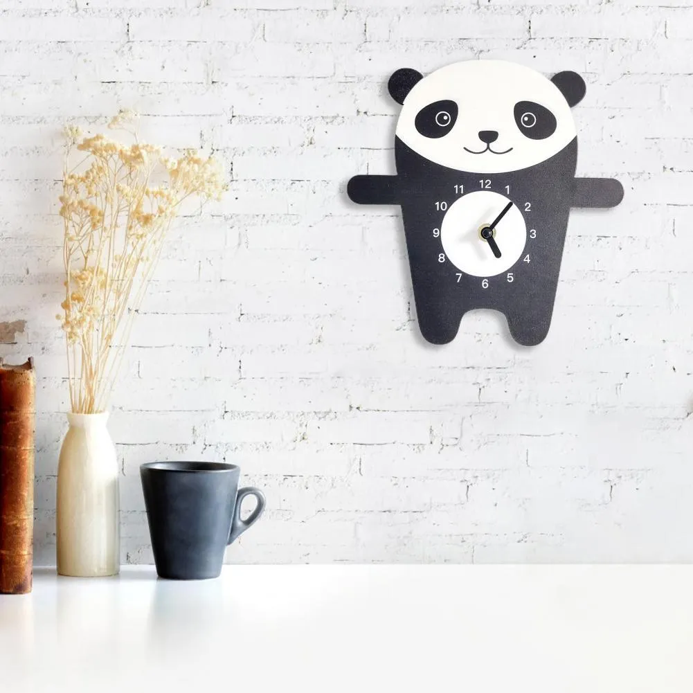 Adorable Animal Shaped Cartoon Wall Clock