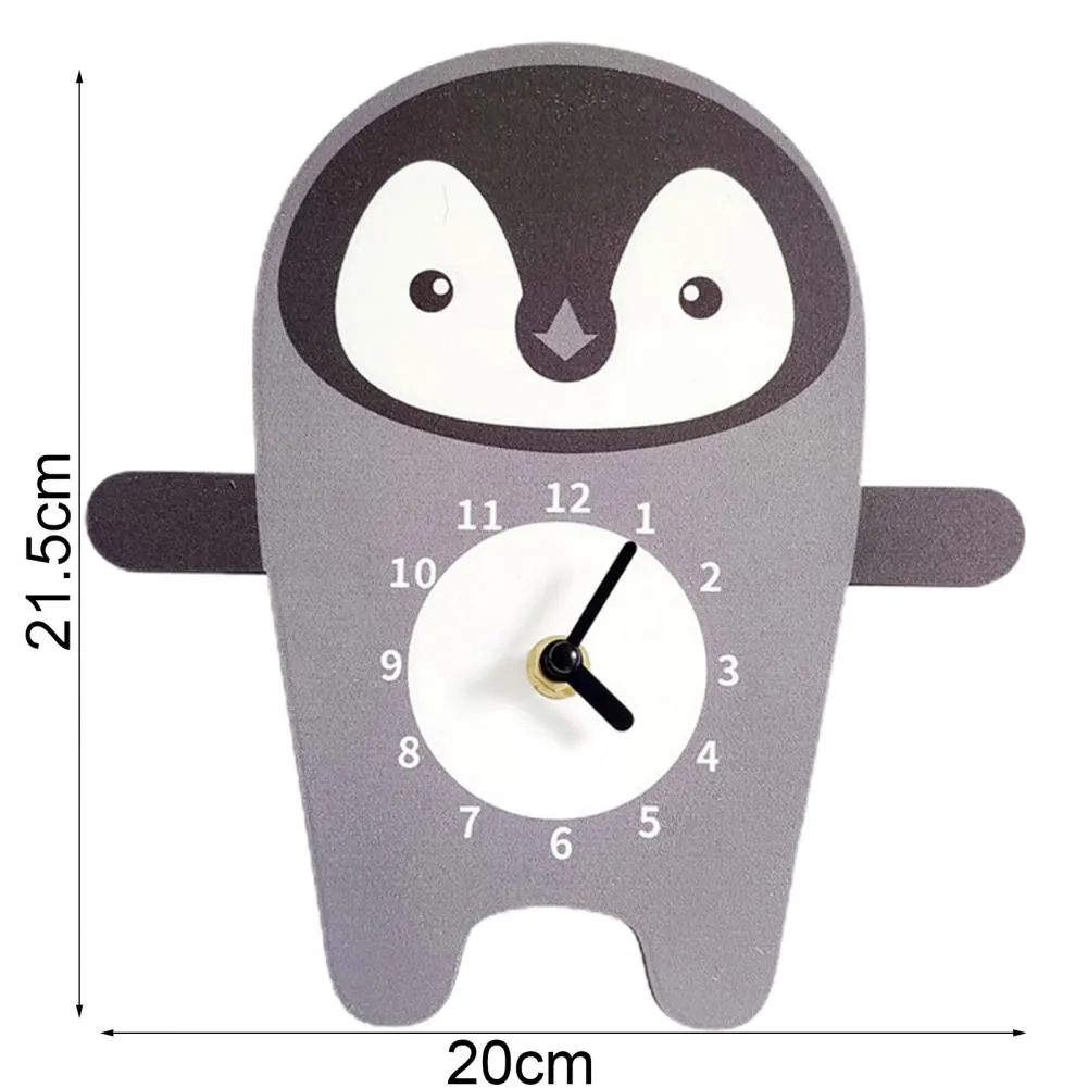 Adorable Animal Shaped Cartoon Wall Clock