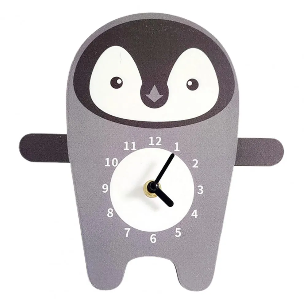 Adorable Animal Shaped Cartoon Wall Clock