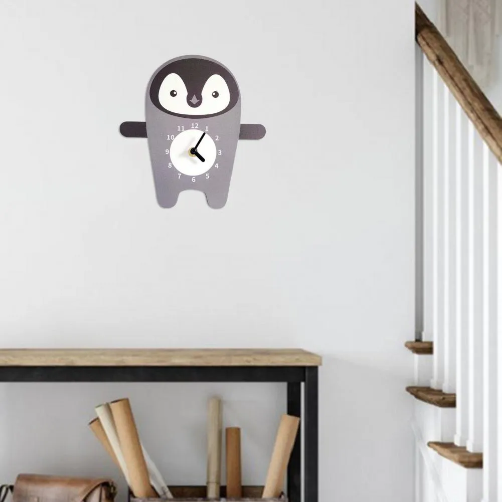 Adorable Animal Shaped Cartoon Wall Clock