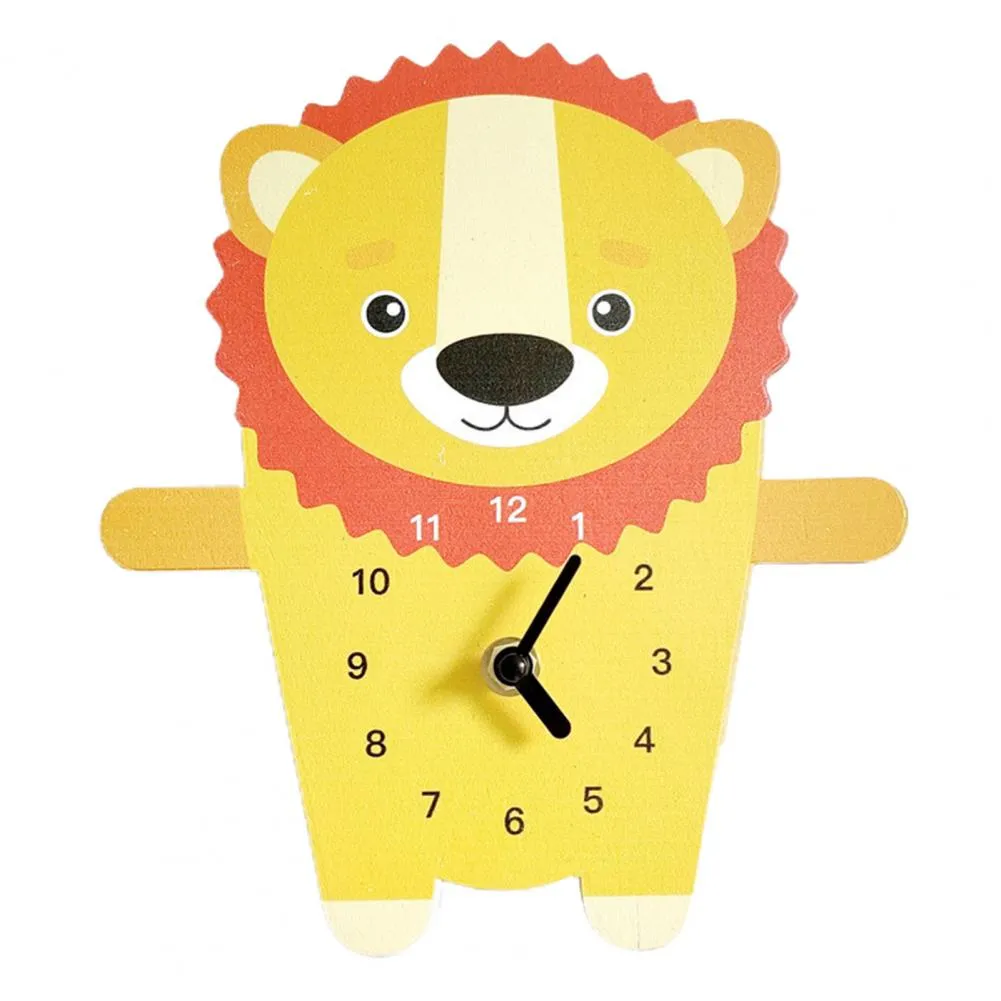 Adorable Animal Shaped Cartoon Wall Clock