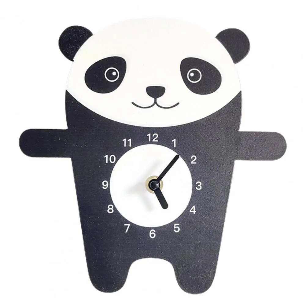 Adorable Animal Shaped Cartoon Wall Clock