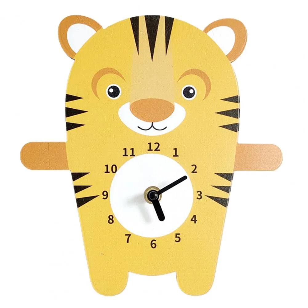 Adorable Animal Shaped Cartoon Wall Clock