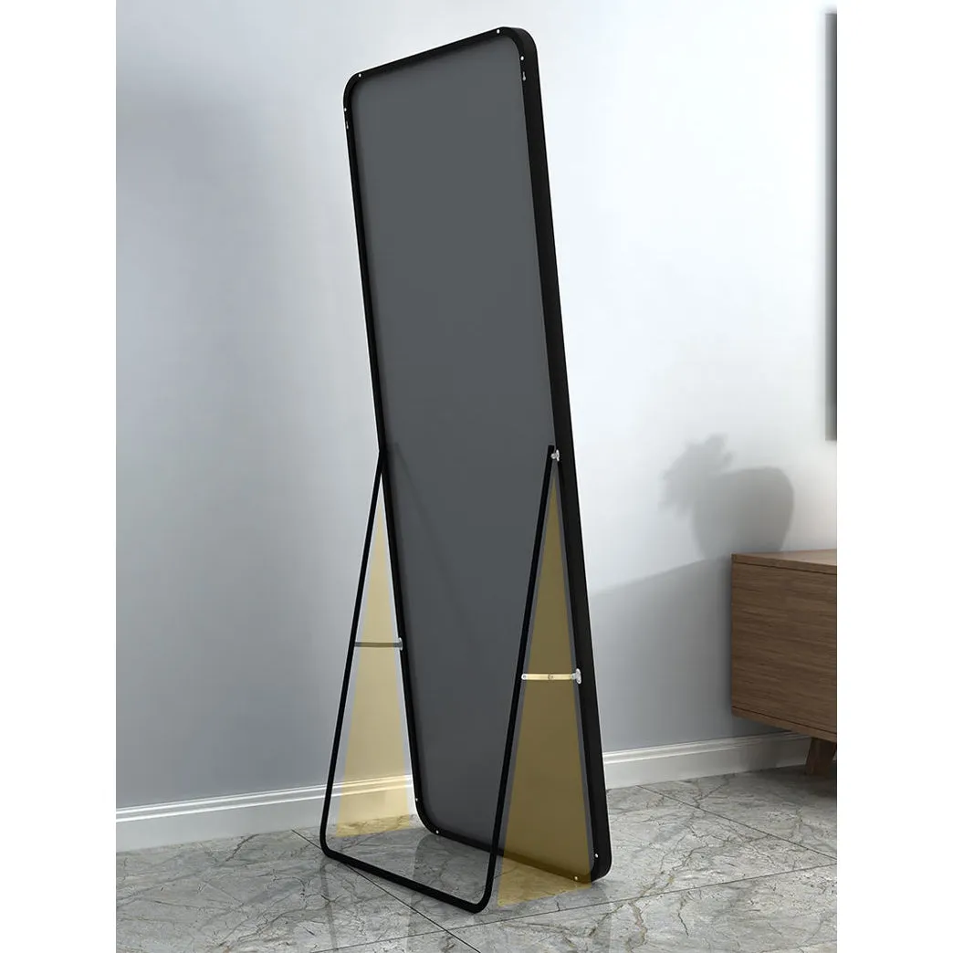 Aluminum Alloy Frame Round Corner HD Full Size Body Mirror 160x50 cm