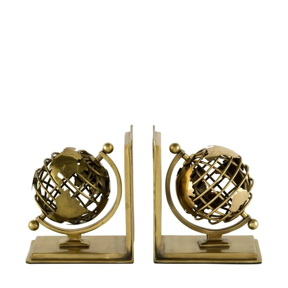 BOOKEND GLOBE SET OF 2