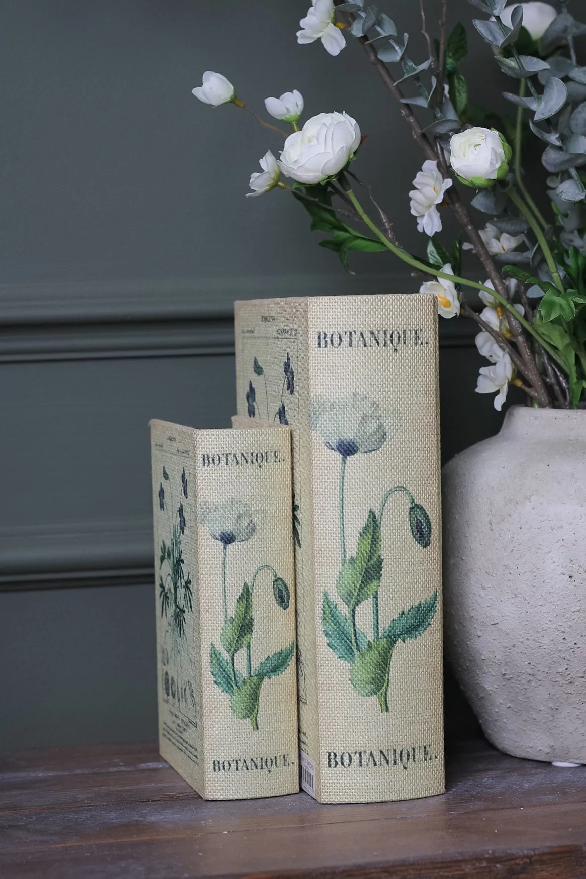 Botanique Decorative Storage Books | Set of 2