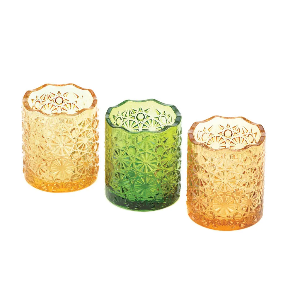 Citrine Candle Cups Trio