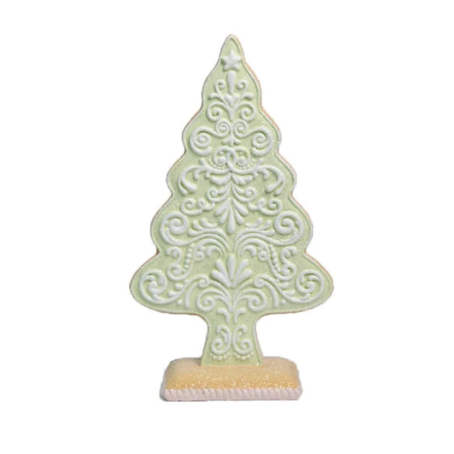 December Diamonds Santas Cookie Factory Green Gingerbread Tree Large