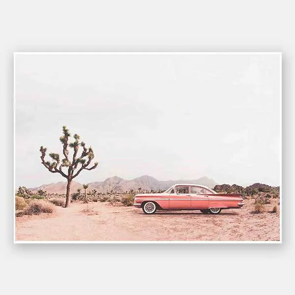 Desert Cadillac Unframed Art Print