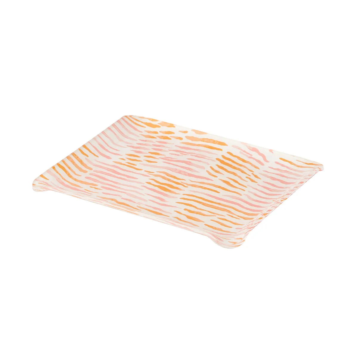 Fabric Tray Small Arles Pink/Orange