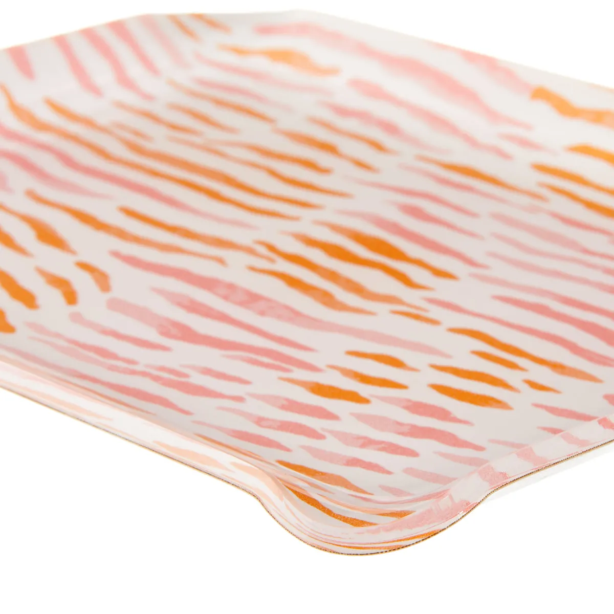 Fabric Tray Small Arles Pink/Orange