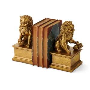 Foo Dog Bookends, Set of 2