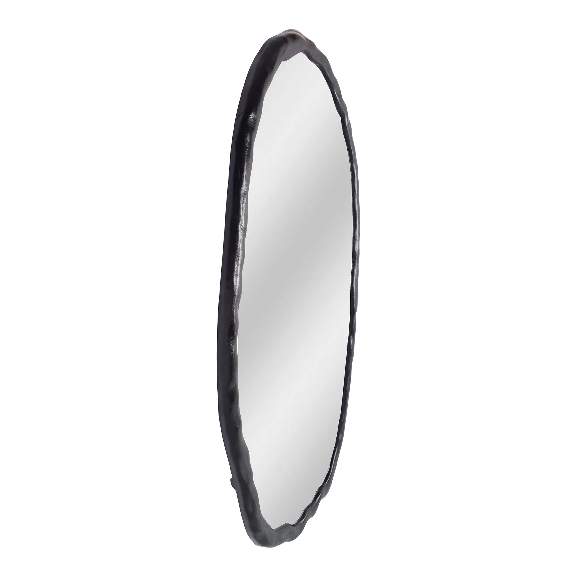 Foundry Mirror Oval Black