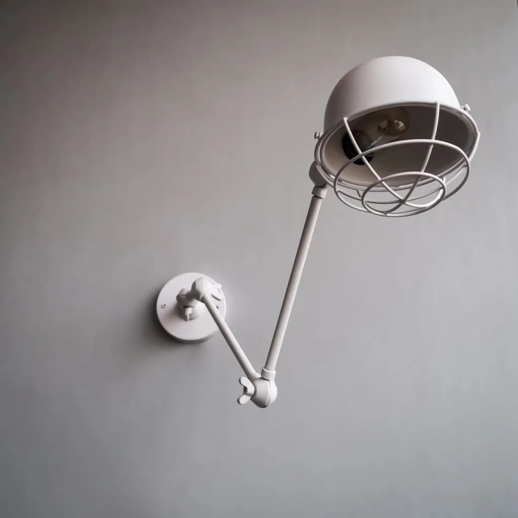 Fsw206 Industrial Retro Vintage Swing-Arm Wall Sconce