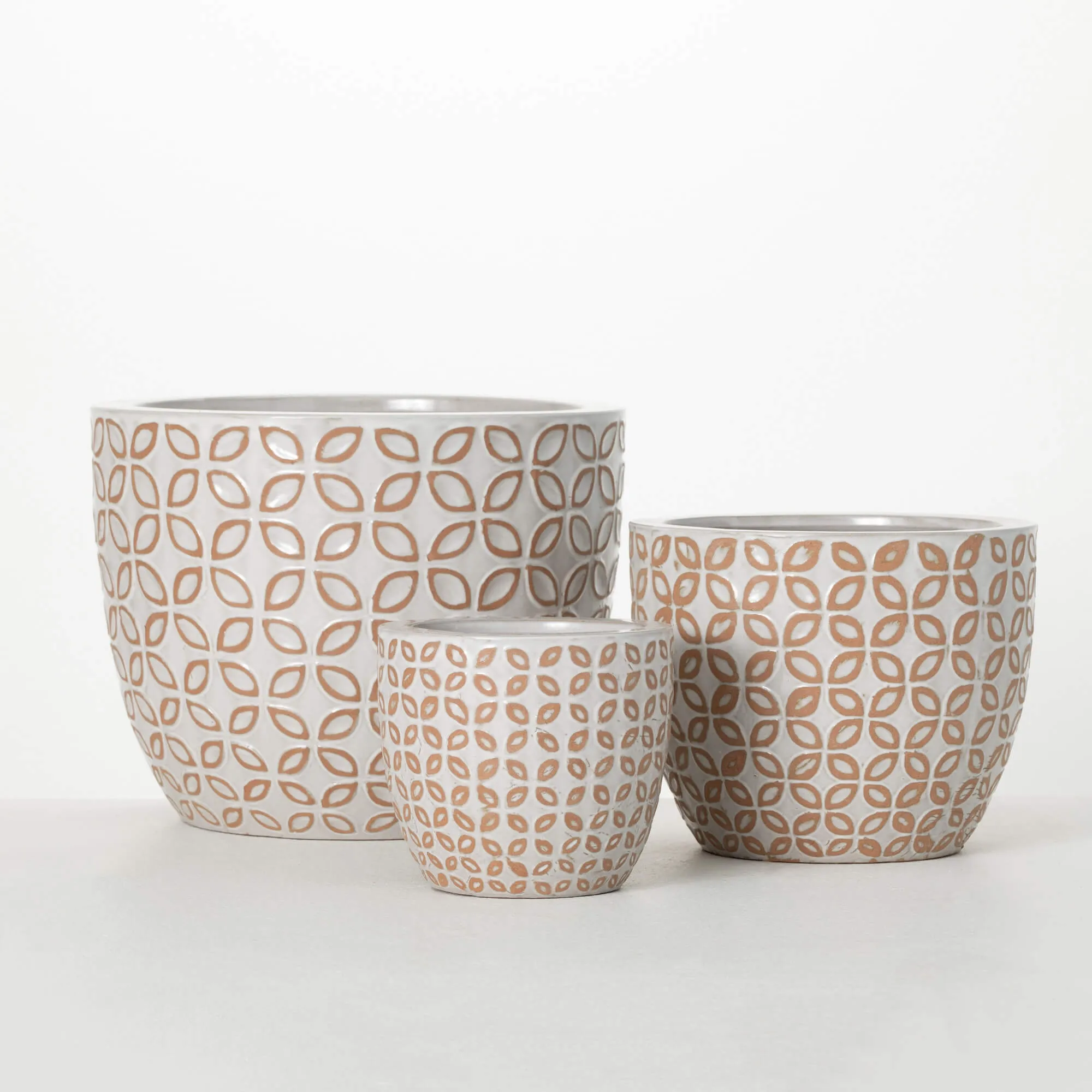 Geometric Patterned Planters