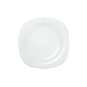 Golden Opal Carine Plain White Dinner Serving Square Plate 31cm (Set of 6)