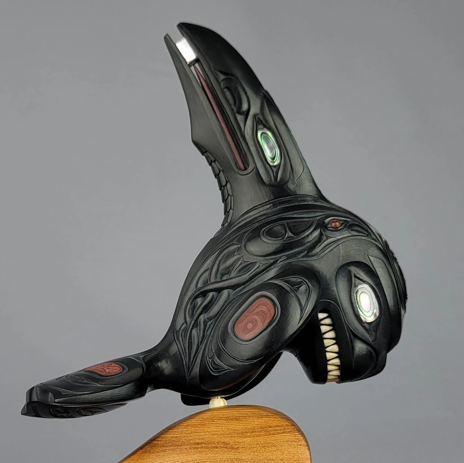 Haida Orca with Raven Fin