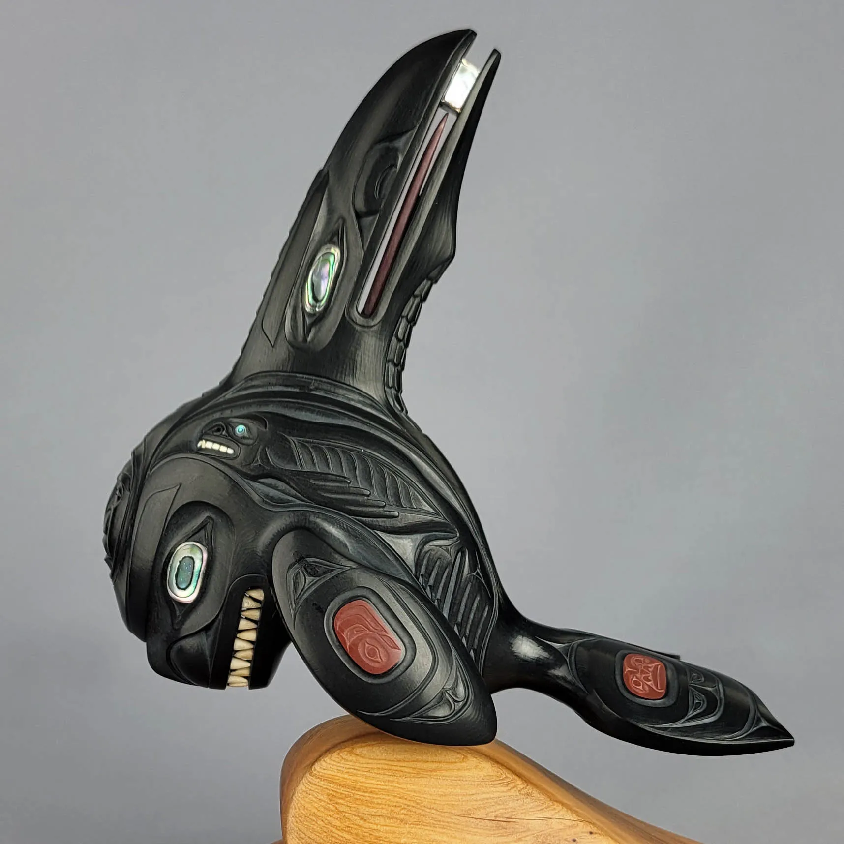 Haida Orca with Raven Fin