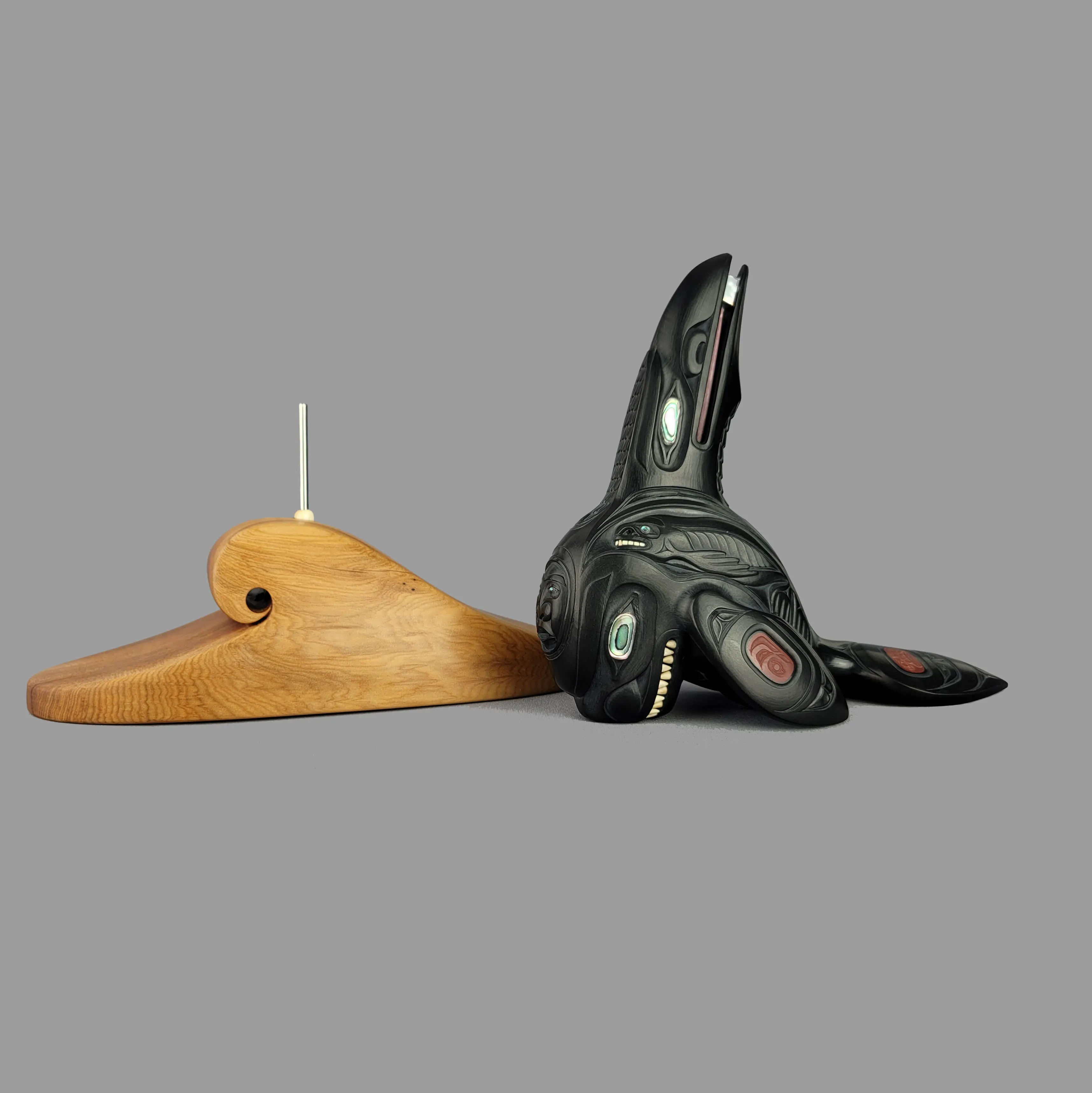 Haida Orca with Raven Fin