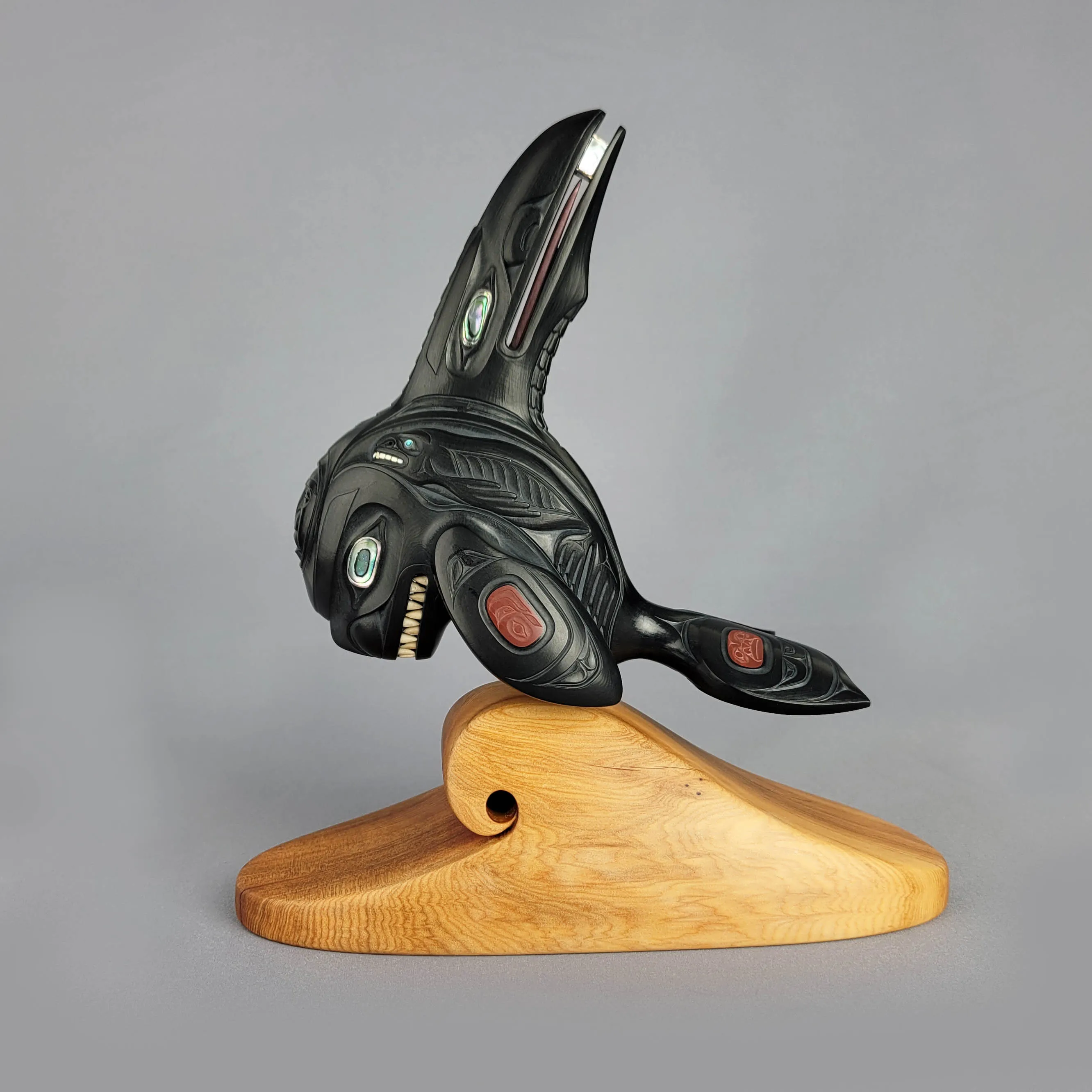 Haida Orca with Raven Fin