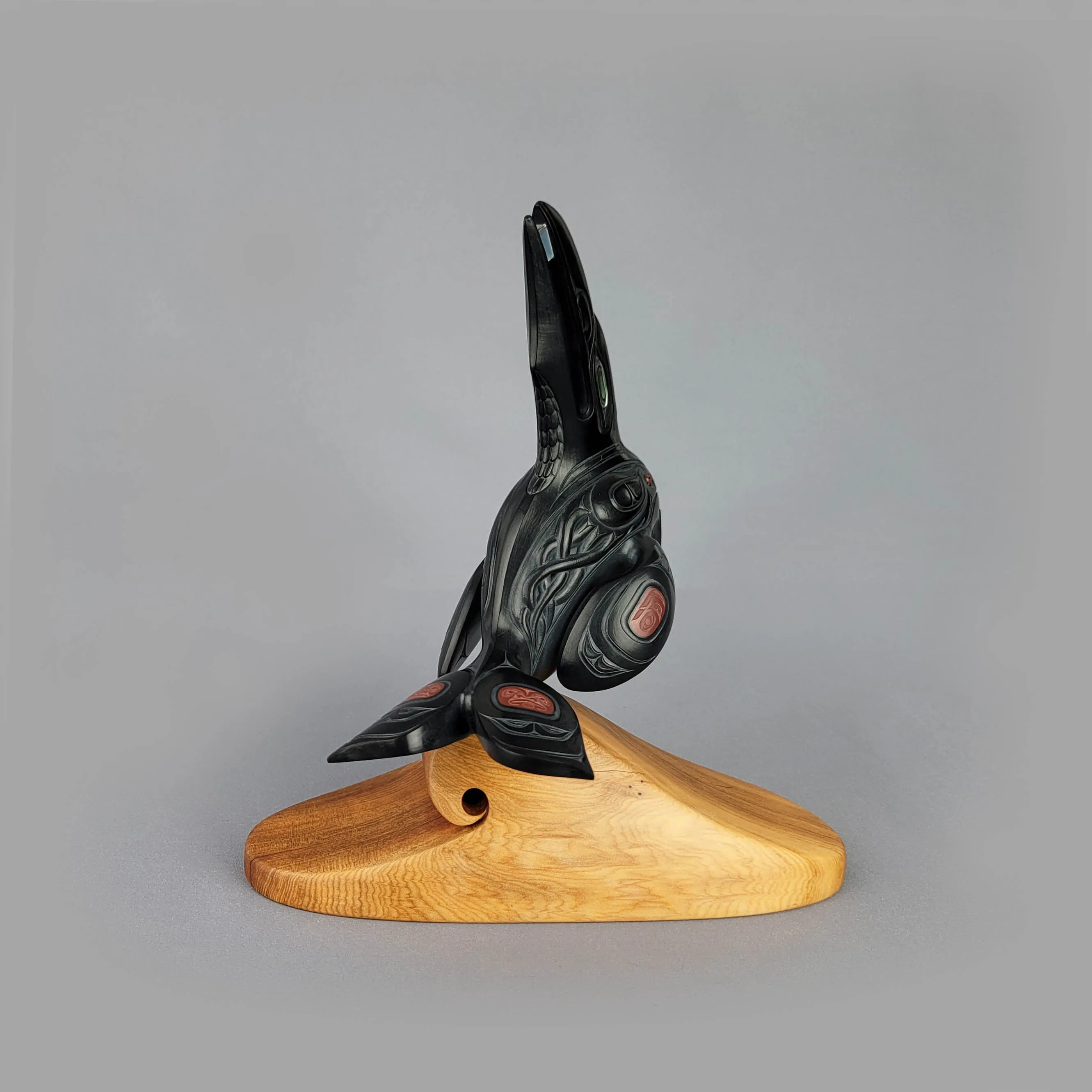 Haida Orca with Raven Fin