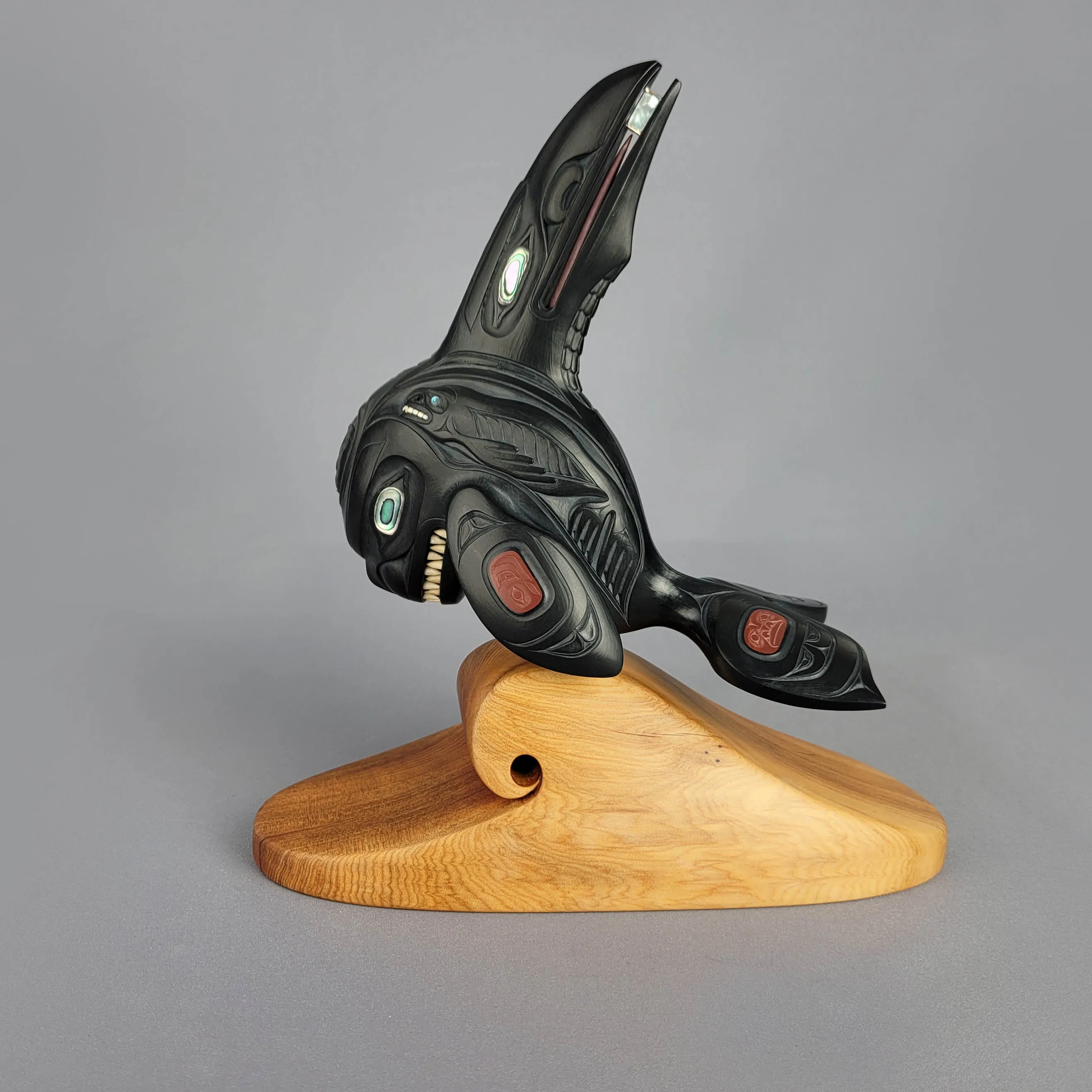 Haida Orca with Raven Fin