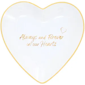 In Our Hearts 4.5" Heart Keepsake Dish