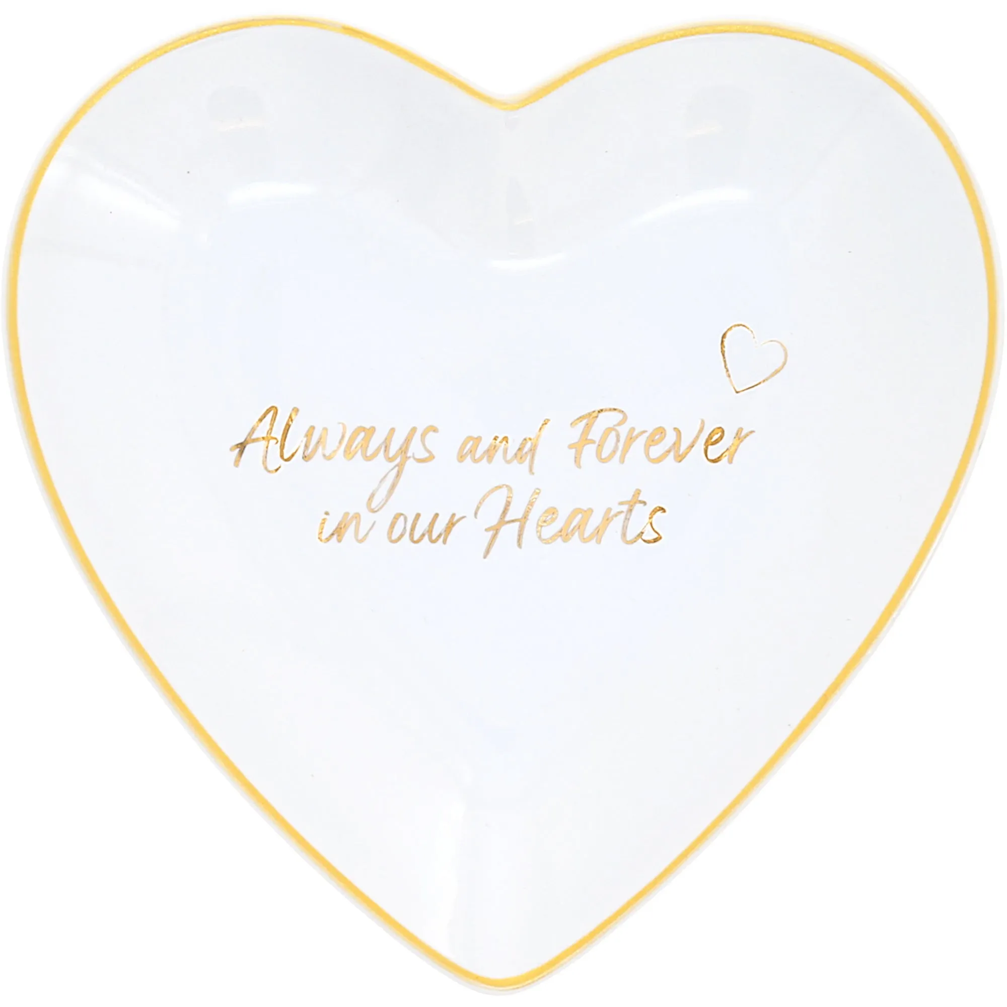 In Our Hearts 4.5" Heart Keepsake Dish