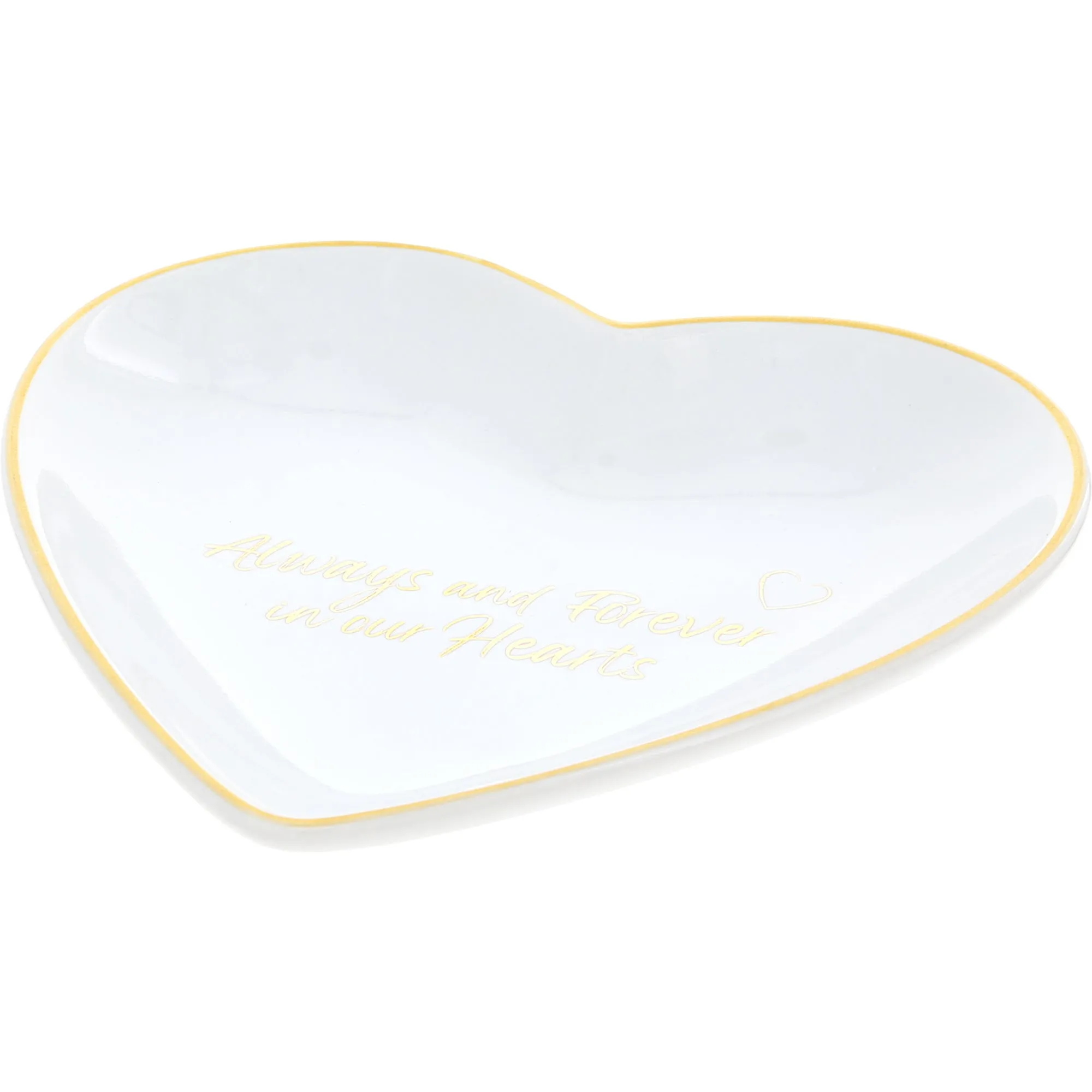 In Our Hearts 4.5" Heart Keepsake Dish