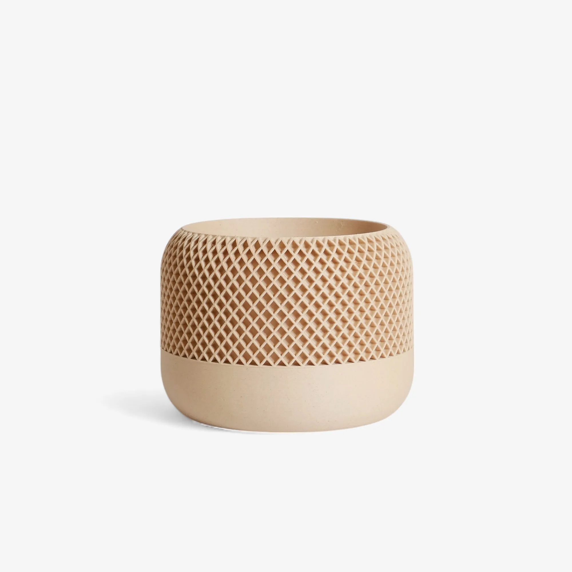 Indoor plant pot - Minimalist and textured design - APPLE