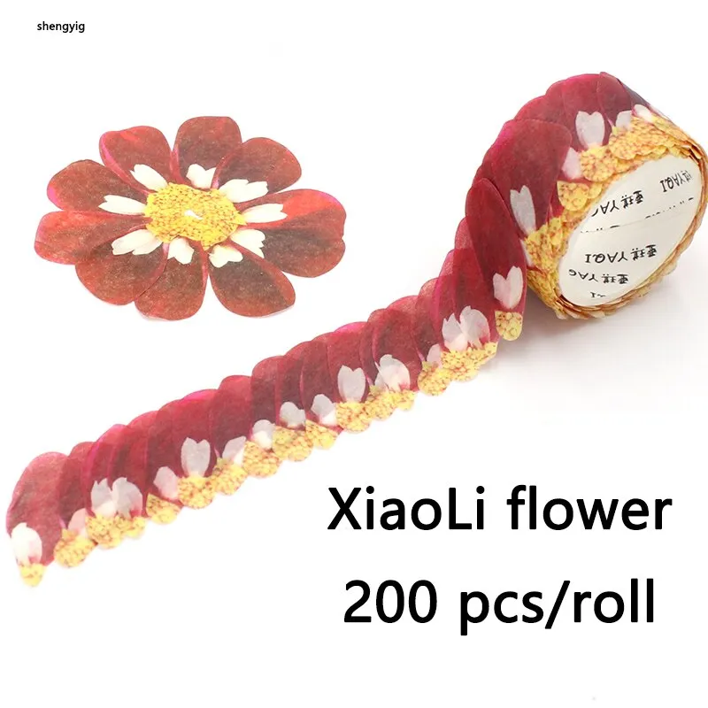 Kawaii Flower Petal Washi Tape