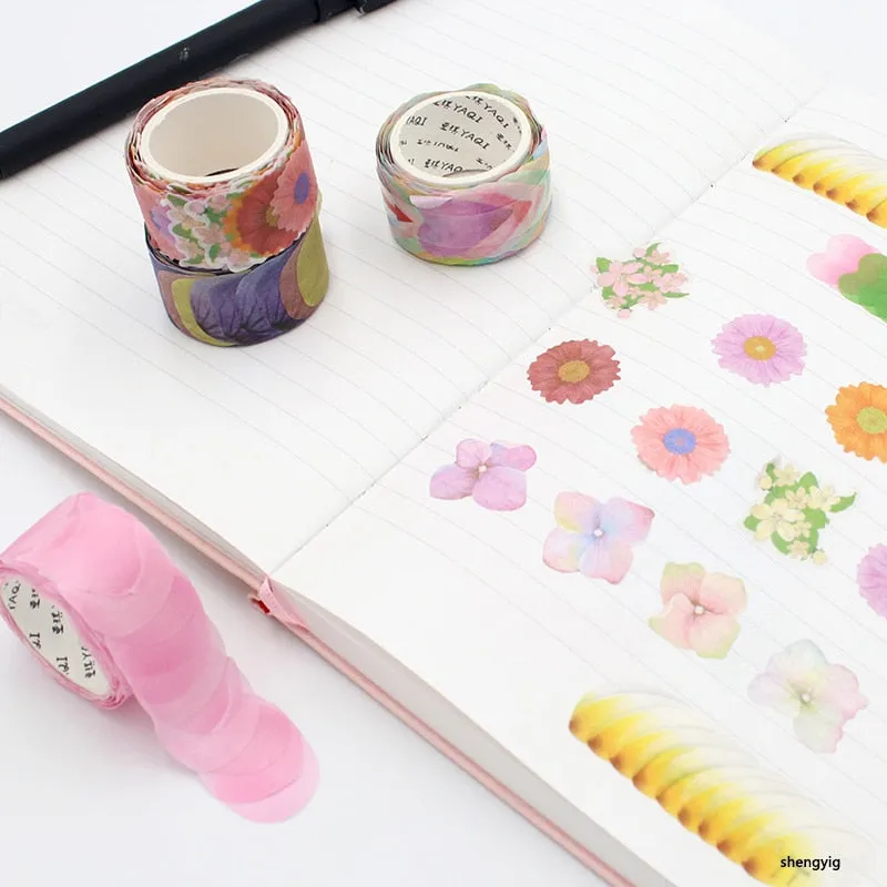 Kawaii Flower Petal Washi Tape