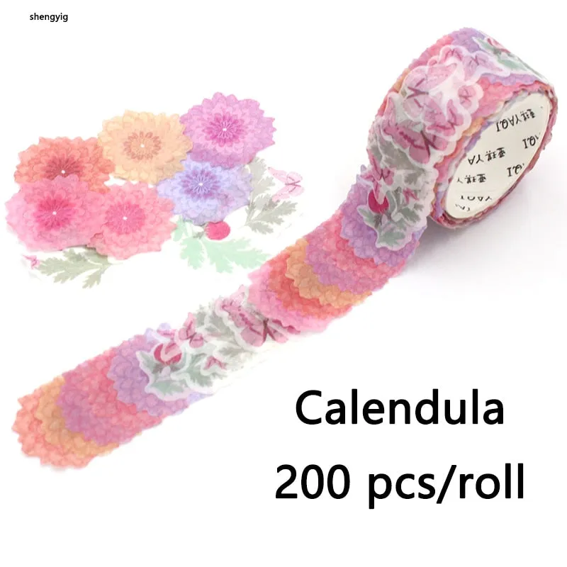 Kawaii Flower Petal Washi Tape