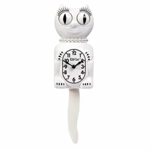 Kit-Cat Klock White Lady Limited Edition (15.5″ high)