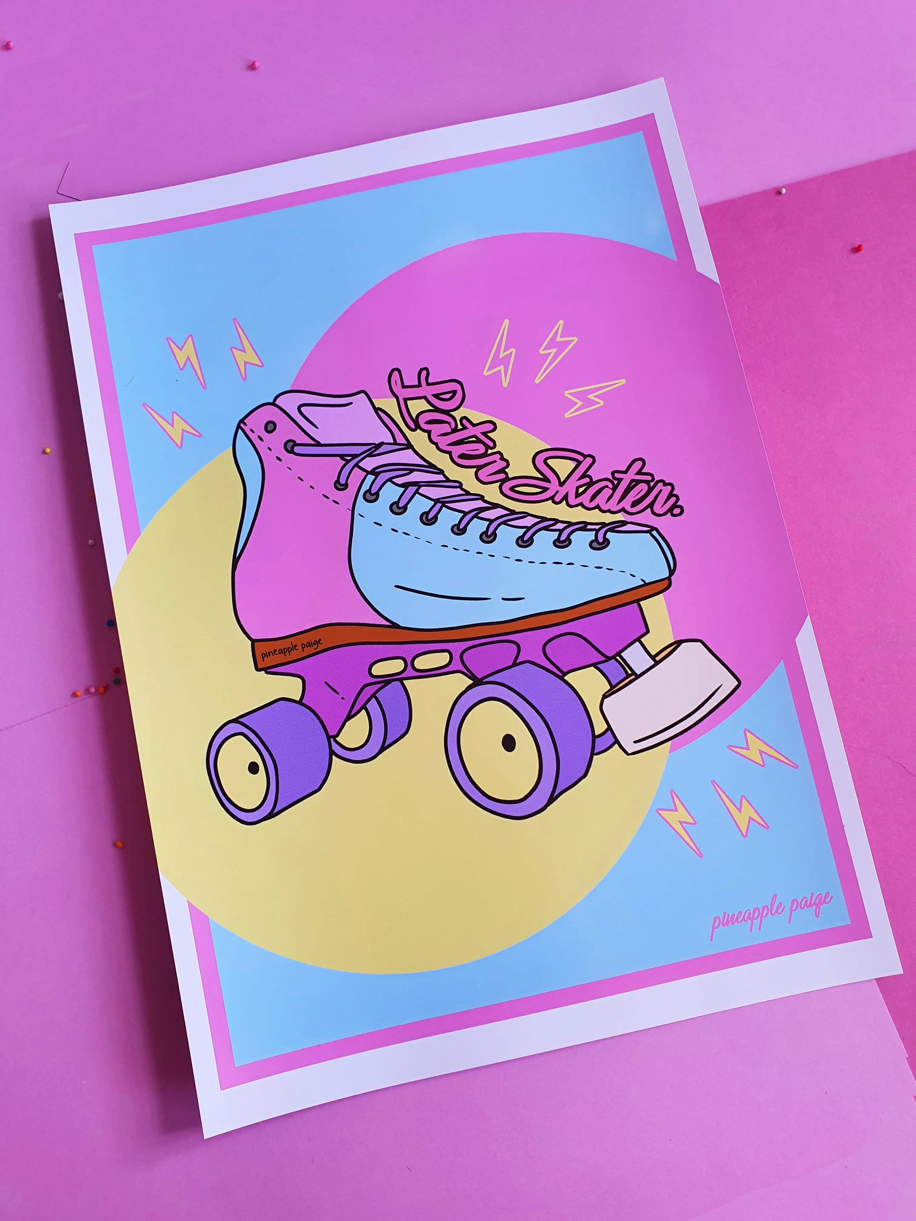 Later Skater Art Print