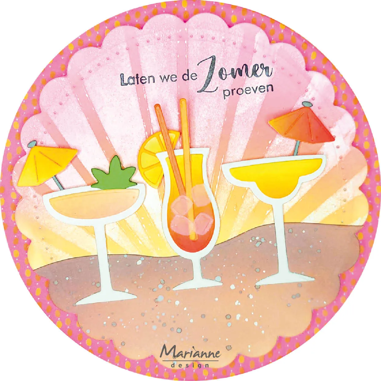 Marianne Design Collectables Die - Cocktails & Mocktails By Marleen