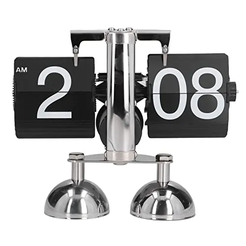 Mechanical Clock, Flip Clock Retro Style for Bedroom for Office for Household'