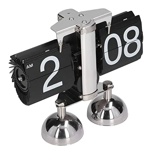 Mechanical Clock, Flip Clock Retro Style for Bedroom for Office for Household'