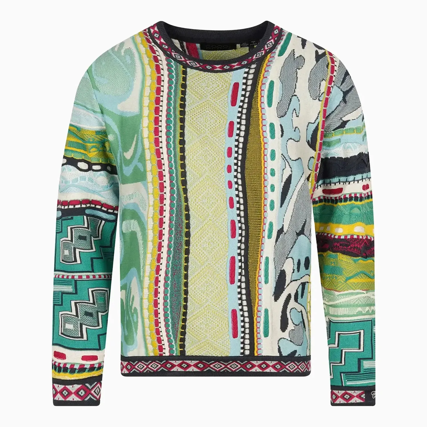 Men's Debut of the COOGI Art Collection - Droplet Crew Neck Sweater