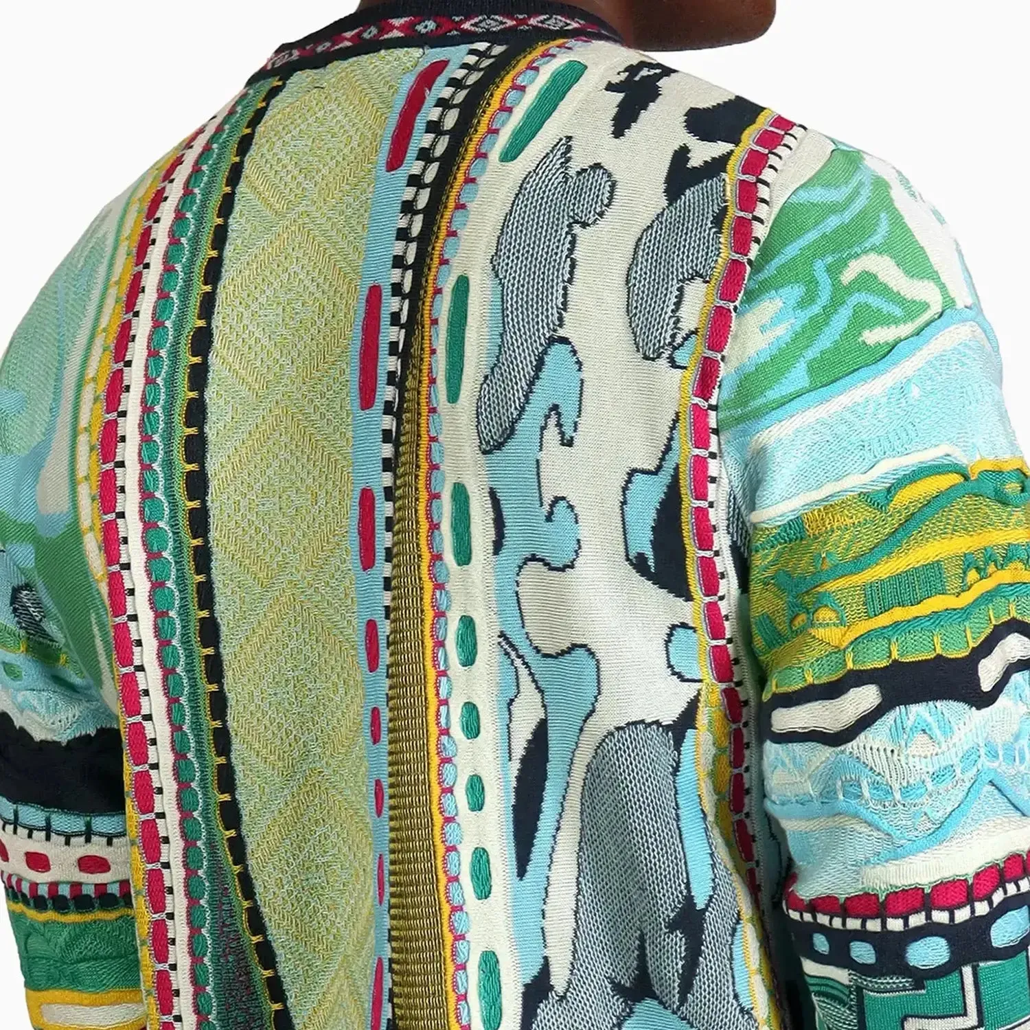 Men's Debut of the COOGI Art Collection - Droplet Crew Neck Sweater