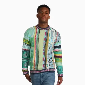 Men's Debut of the COOGI Art Collection - Droplet Crew Neck Sweater