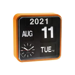 Mini Flip Clock – Orange