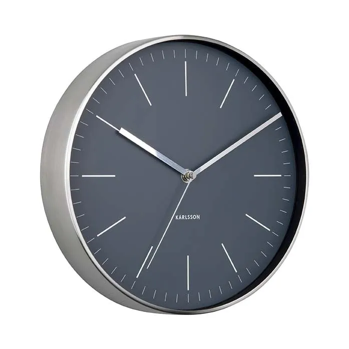 Minimal Wall Clock - Jeans Blue (27.5cm)