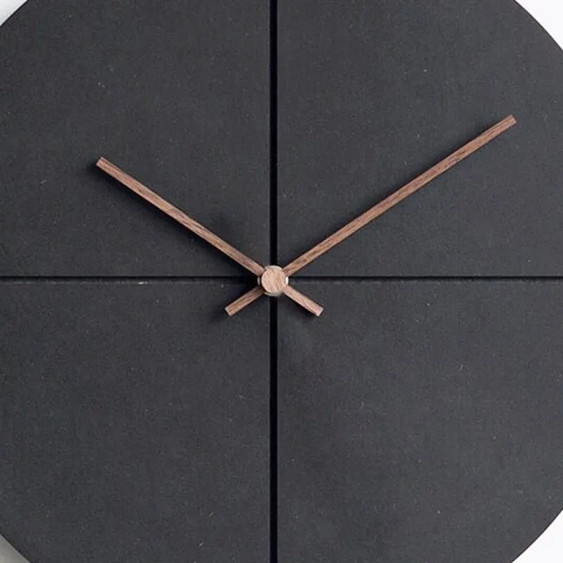 Minimal Wooden Wall Clock